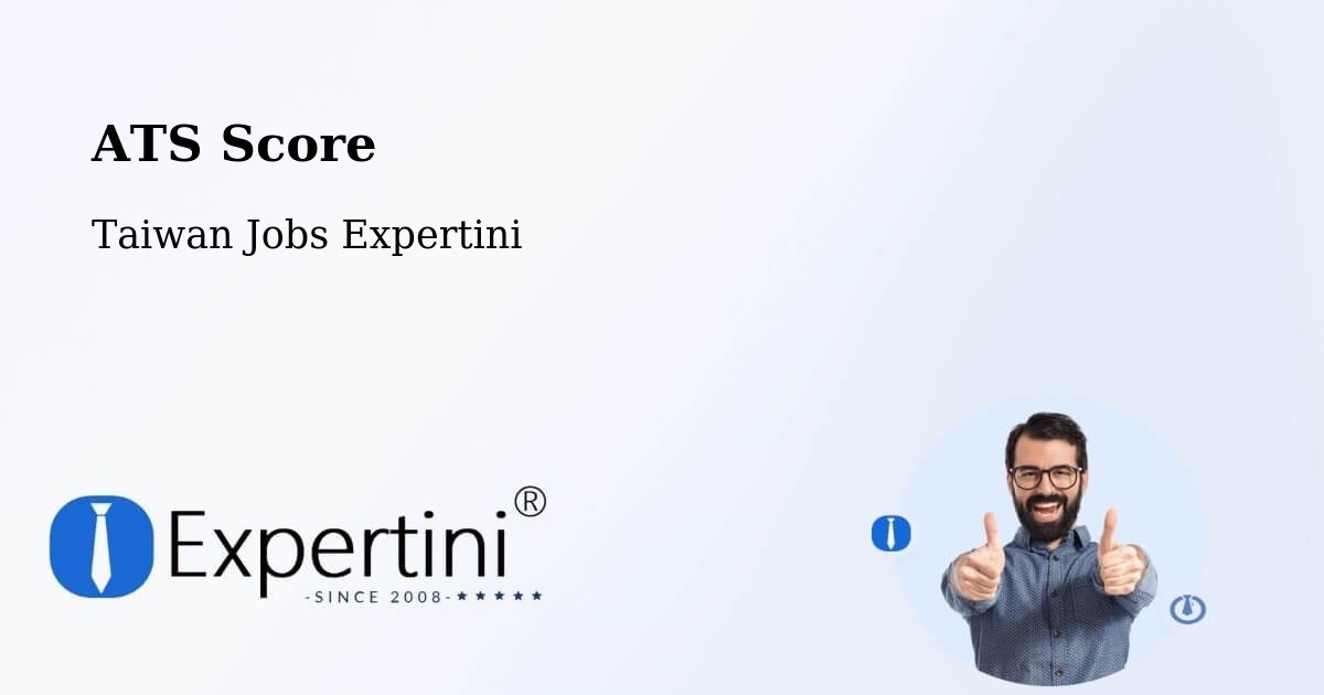 Resume ATS Score & Job Description Match Tool – Taichung - Taiwan Jobs Expertini