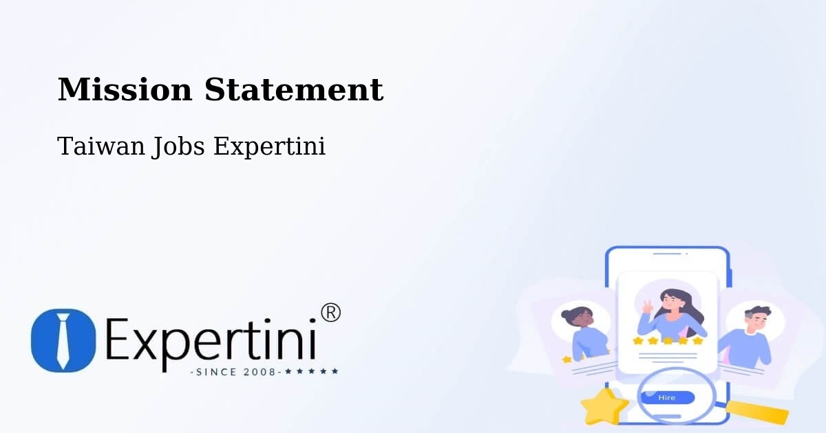 Corporate Mission – Taichung - Taiwan Jobs Expertini